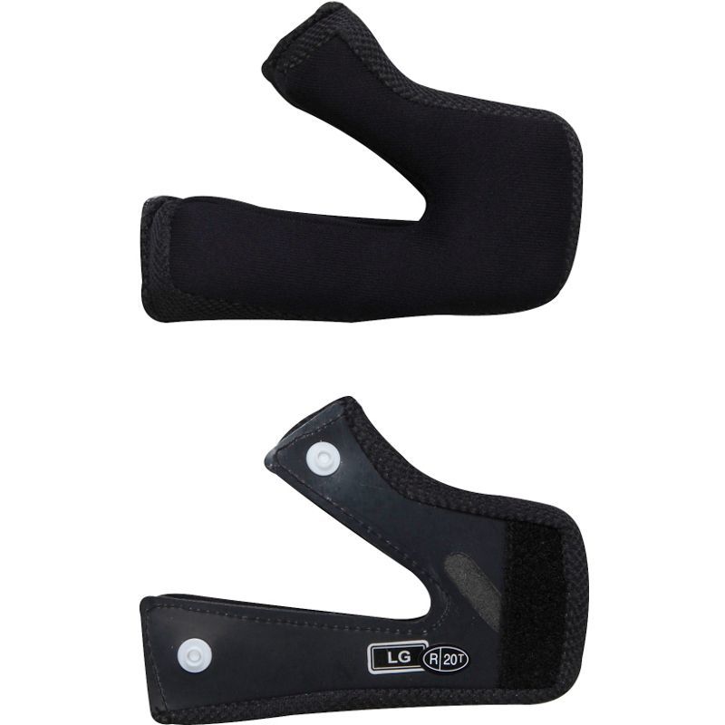 Fox Cheek Pads for V2 Adult Motorcycle Helmet Black M
