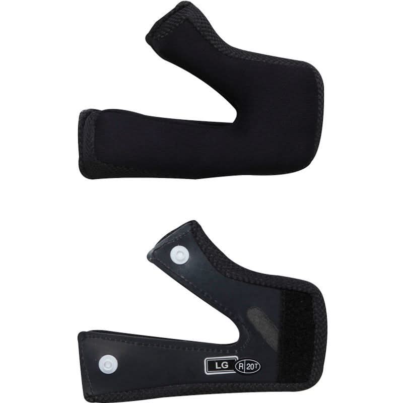 Fox Cheek Pads for V2 Adult Motorcycle Helmet Black M
