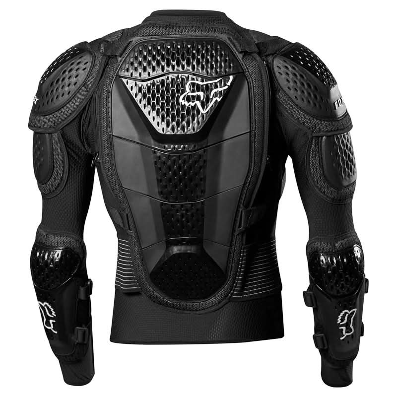 Fox Titan Sport Black T-Shirt with Protectors