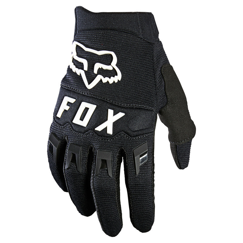Fox Junior Dirtpaw Black/White gloves
