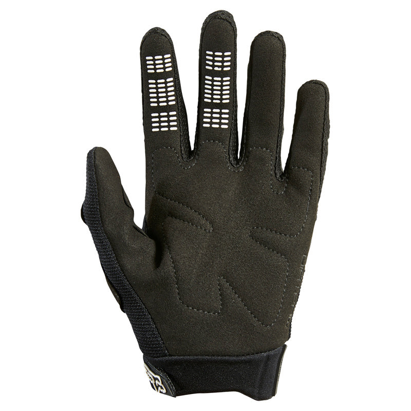 Fox Junior Dirtpaw Black/White gloves