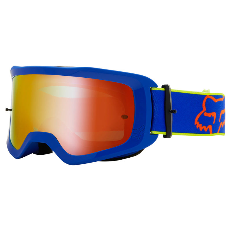Fox Main Oktiv Blue Goggles - Spark Red Lens (1 Lens Included)