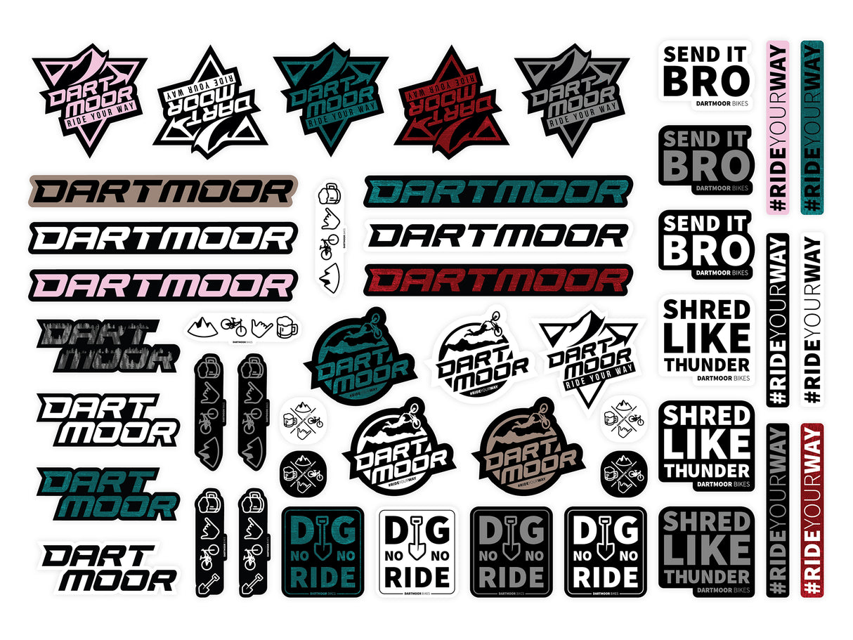 Dartmoor STICKERS Sticker Set | RideHub