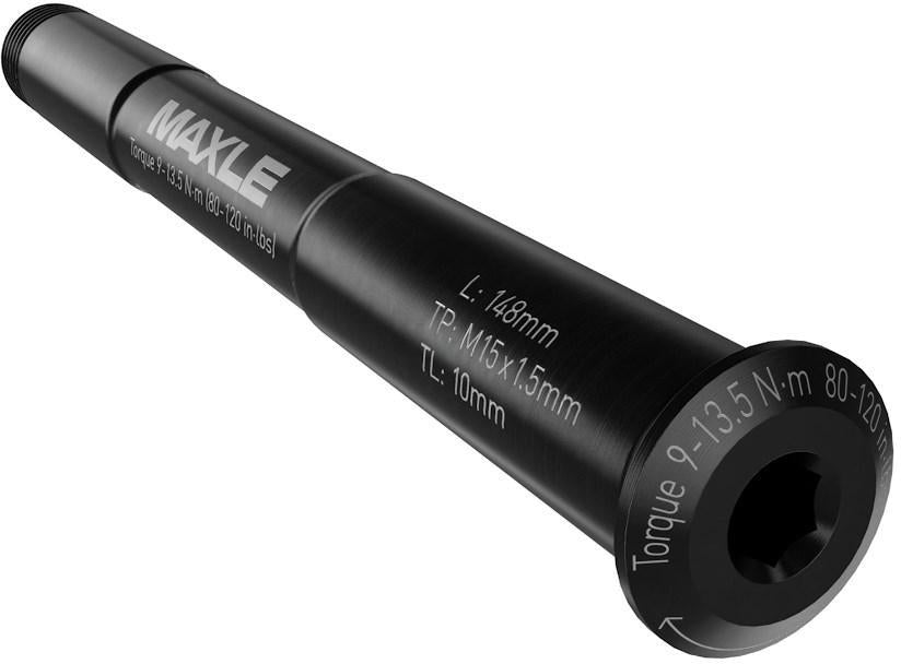 Axle Maxle Stealth Front Road, 12x100, Length 118.5mm, Thread Length 9mm, Thread