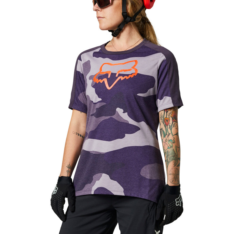 Fox Lady Ranger Dr Dark Purple Cycling Jersey | RideHub
