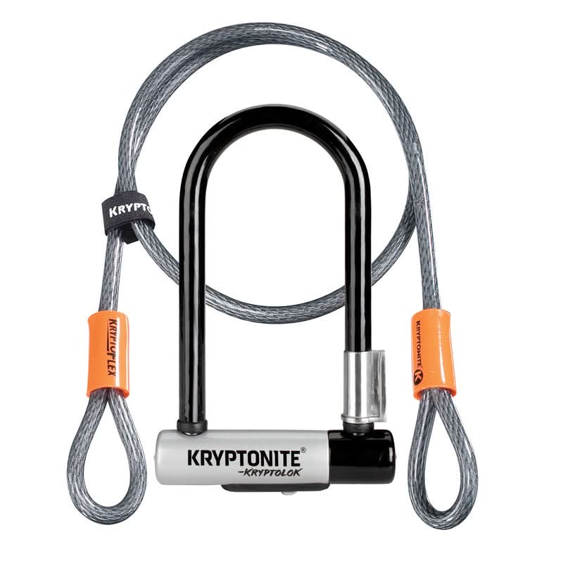 Kryptonite Kryptolok Mini-7 U-Lock (Cable Included) 8.2cm x 17.8cm