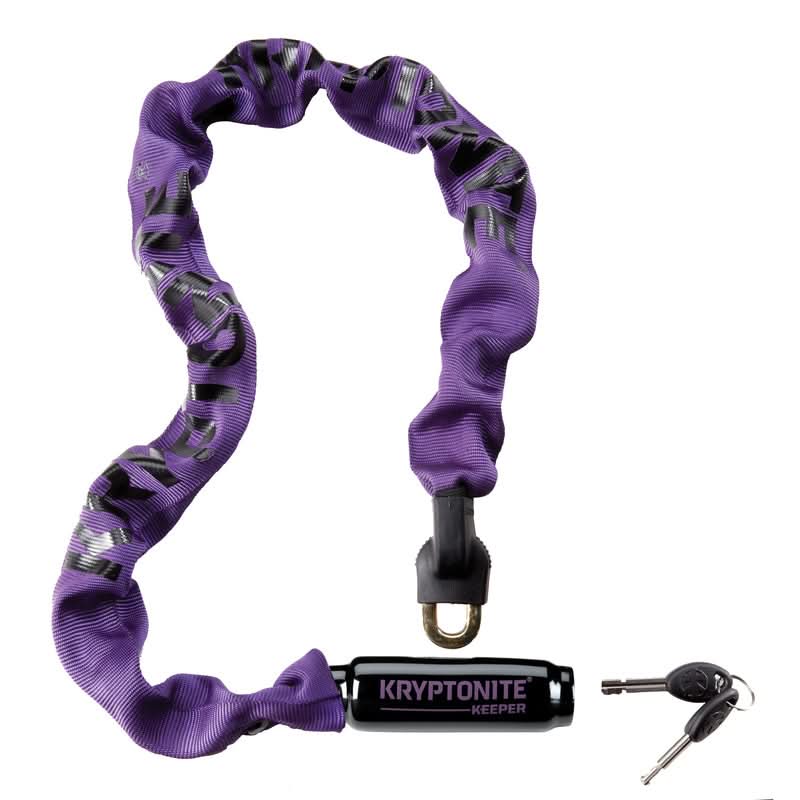 Kryptonite Keeper Chain Clasp Purple 0.7cm X 85cm