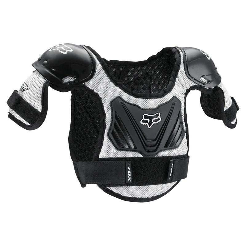 Fox Junior Peewee Titan Roost Deflector Chest Protector Black/Silver