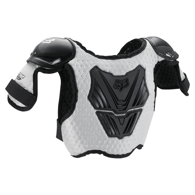 Fox Junior Peewee Titan Roost Deflector Chest Protector Black/Silver
