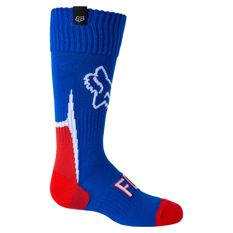 Fox Junior Center Blue Socks | RideHub