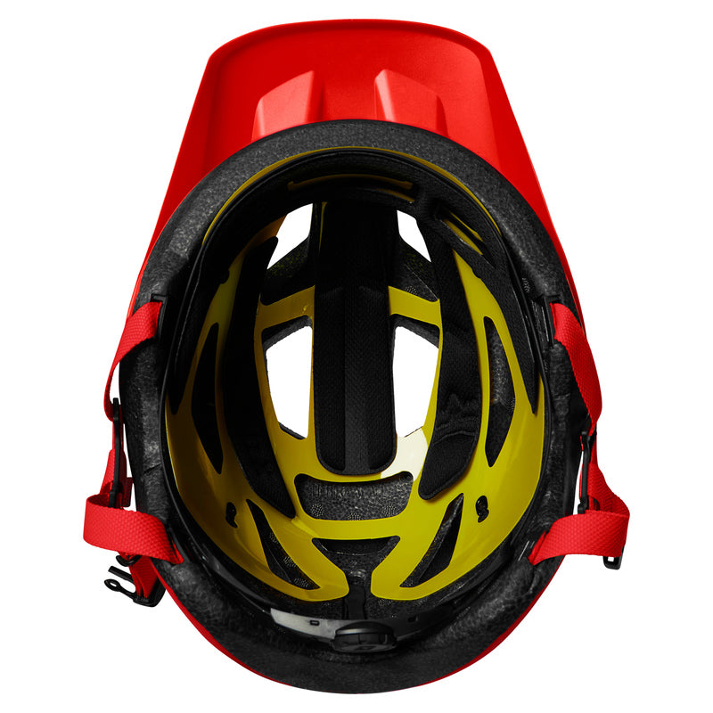 Fox Junior Mainframe Flo Red Bike Helmet