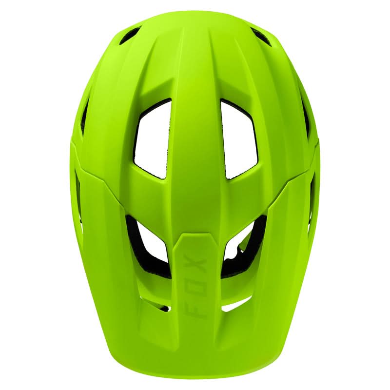 Fox Junior Mainframe Flo Yellow Bike Helmet