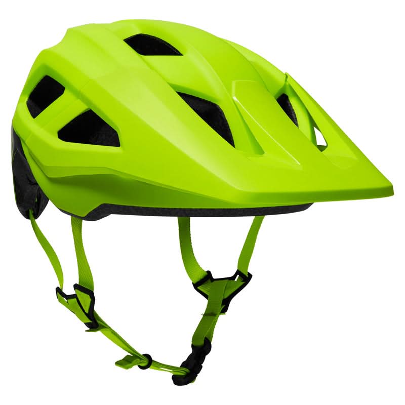 Fox Junior Mainframe Flo Yellow Bike Helmet
