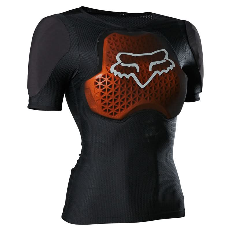 Fox Lady Baseframe Pro Black T-Shirt with Protectors