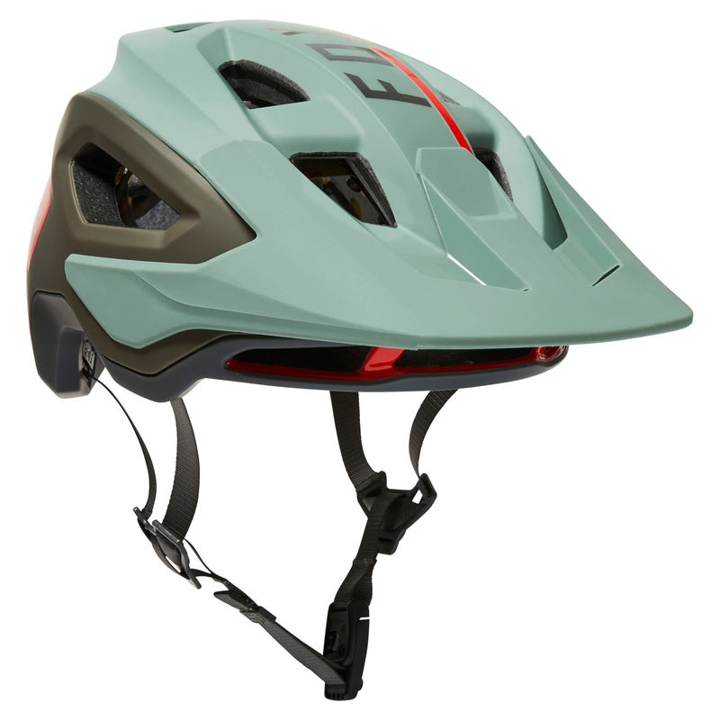 Fox Speedframe Pro Blocked Eucalyptus Bike Helmet