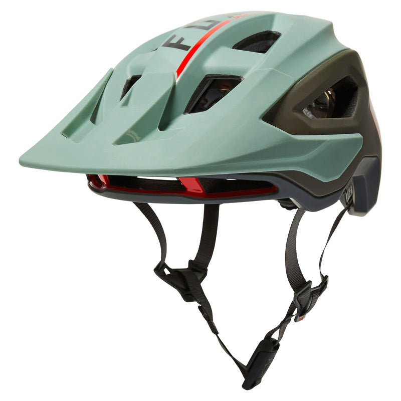 Fox Speedframe Pro Blocked Eucalyptus Bike Helmet