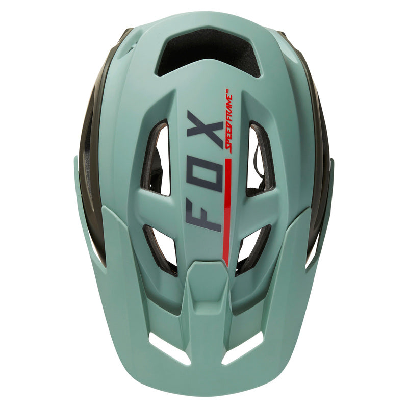 Fox Speedframe Pro Blocked Eucalyptus Bike Helmet