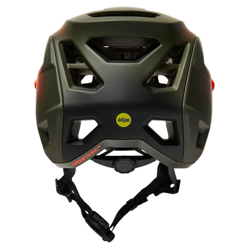 Fox Speedframe Pro Fade Olive Green Bike Helmet
