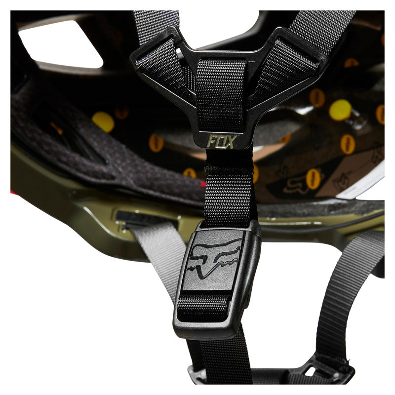 Fox Speedframe Pro Fade Olive Green Bike Helmet