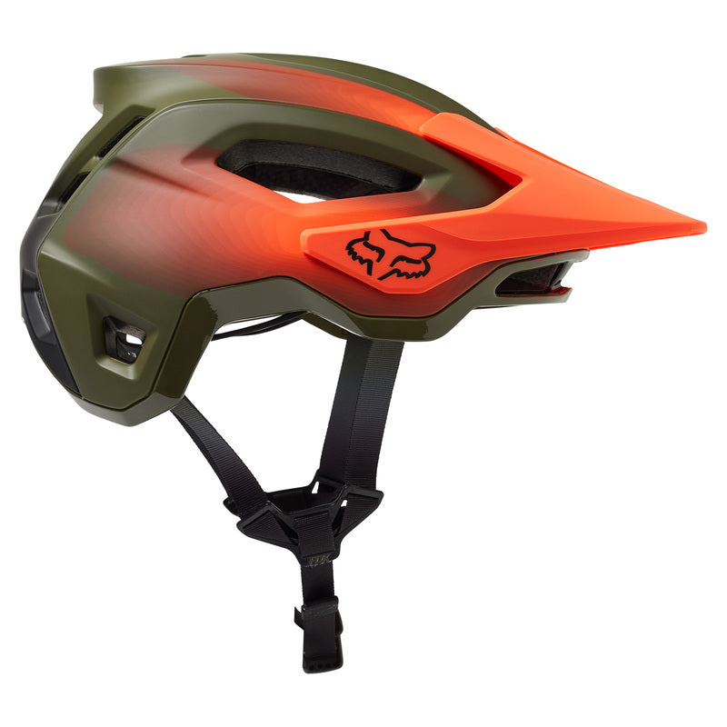 Fox Speedframe Pro Fade Olive Green Bike Helmet