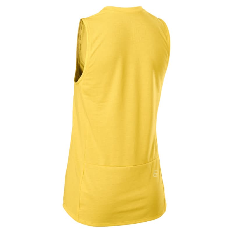 Fox Lady Ranger Dr Pear Yellow Sleeveless Cycling Jersey | RideHub