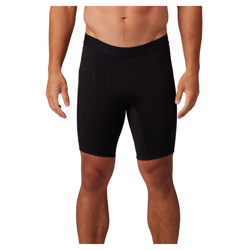 Fox Tecbase Compression Black Shorts | RideHub