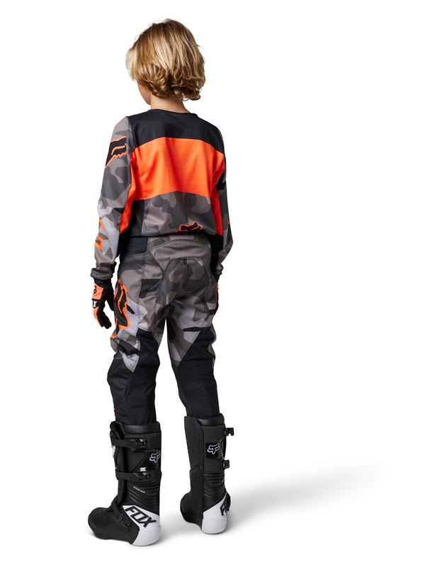 Fox Junior 180 Bnkr Grey Camo Pants | RideHub