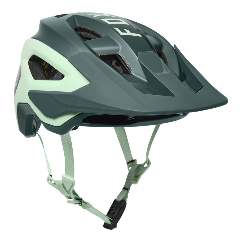 Fox Speedframe Pro Blocked Sea Foam Bike Helmet