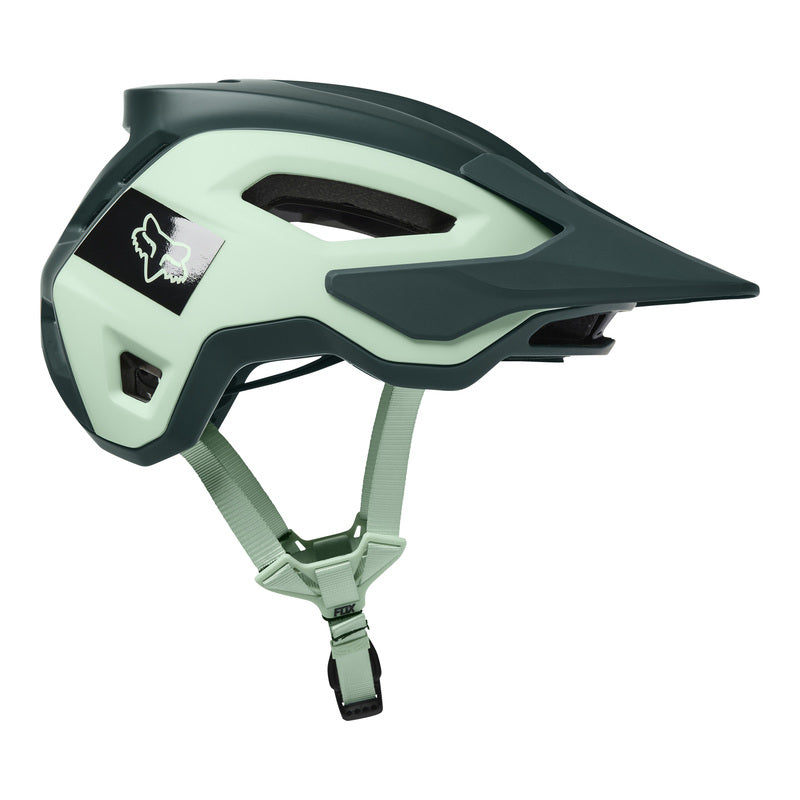 Fox Speedframe Pro Blocked Sea Foam Bike Helmet