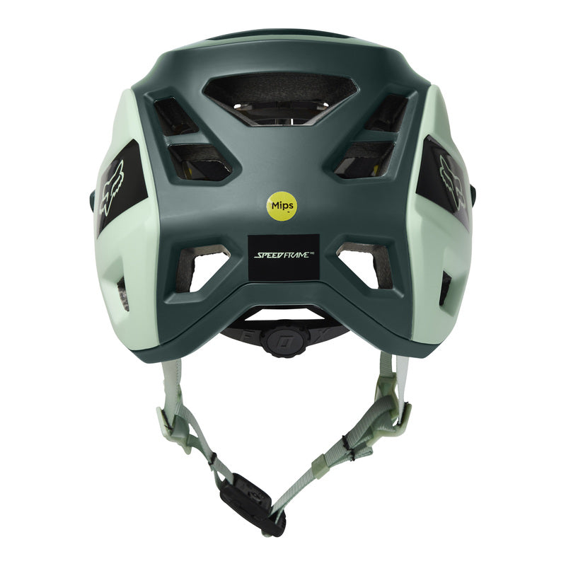 Fox Speedframe Pro Blocked Sea Foam Bike Helmet
