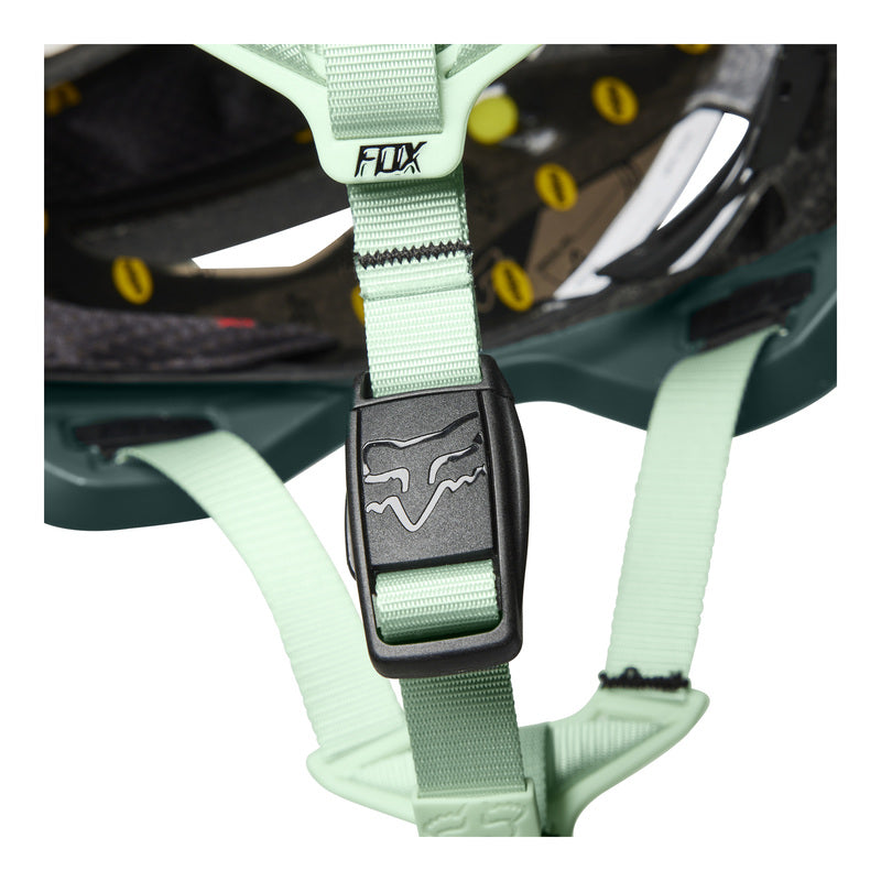 Fox Speedframe Pro Blocked Sea Foam Bike Helmet