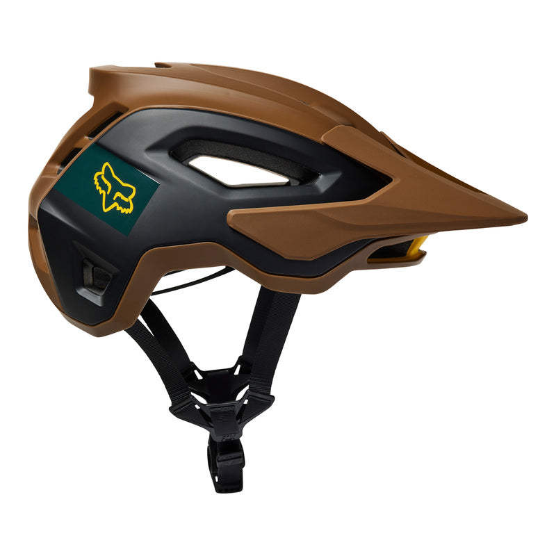 Fox Speedframe Pro Blocked Nutmeg Bike Helmet