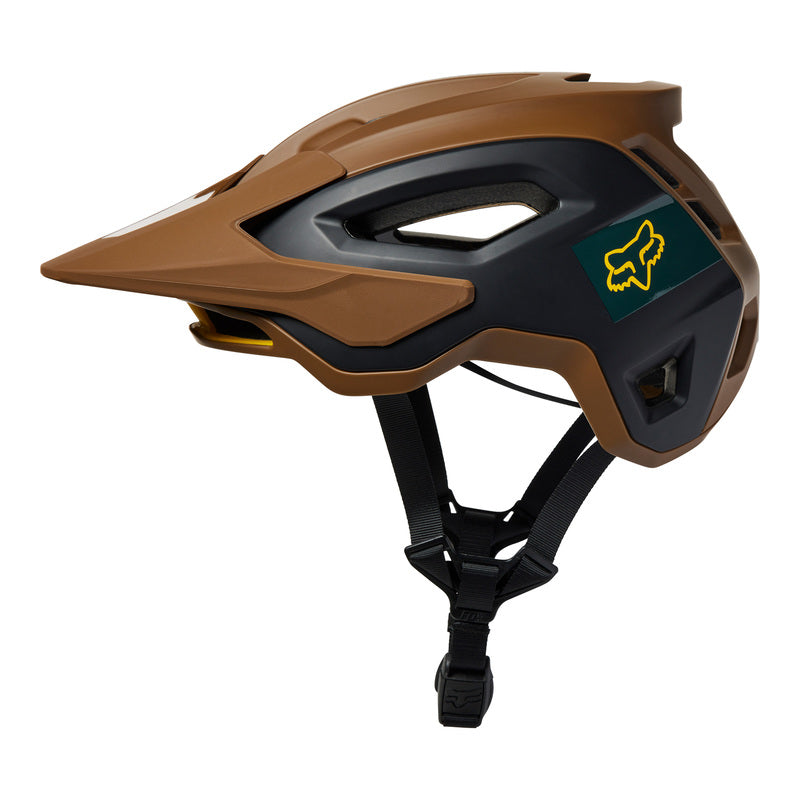 Fox Speedframe Pro Blocked Nutmeg Bike Helmet