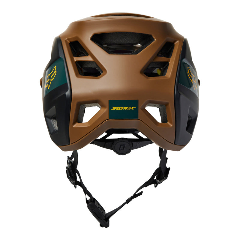 Fox Speedframe Pro Blocked Nutmeg Bike Helmet