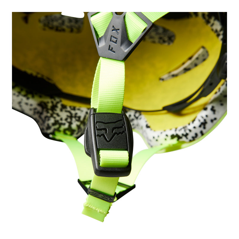 Fox Flight Pro Prpus Bike Helmet Black/Yellow