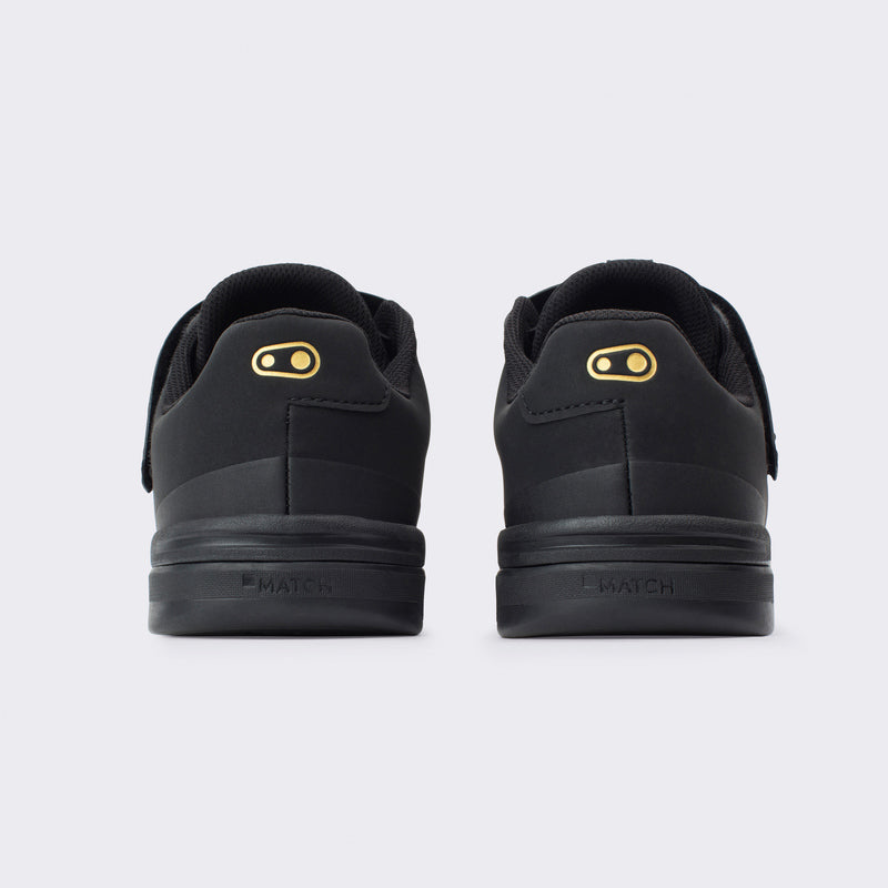 Crankbrothers Stamp Boa Black/Gold Shoes - Black Outsole