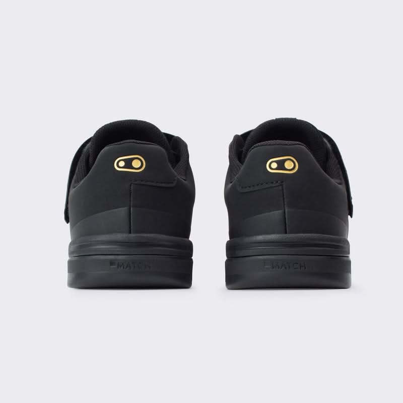 Crankbrothers Stamp Boa Black/Gold Shoes - Black Outsole