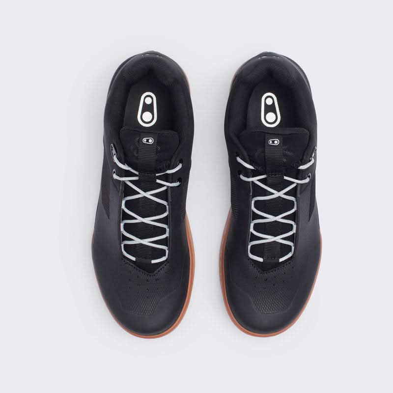 Crankbrothers Stamp Lace Black/Silver Shoes - Gum Outsole