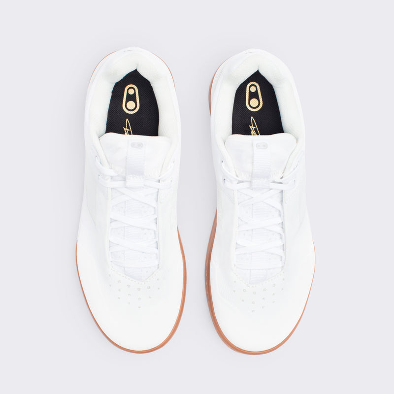 Crankbrothers Stamp Lace White/White Shoes - Gum Outsole