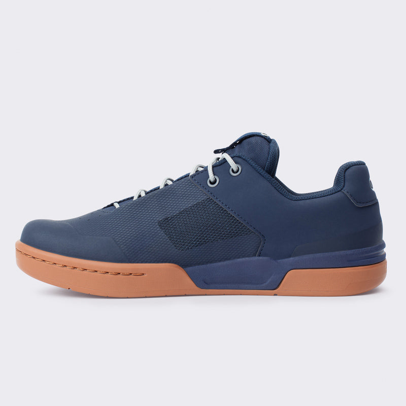 Crankbrothers Stamp Lace Navy/Silver Shoes - Gum Outsole