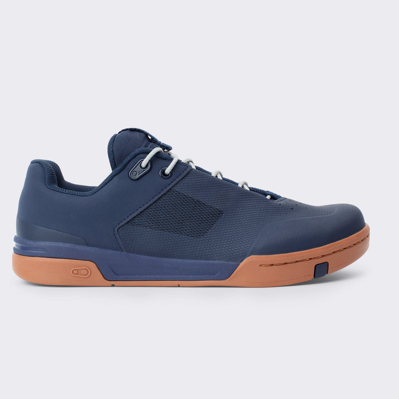 Crankbrothers Stamp Lace Navy/Silver Shoes - Gum Outsole