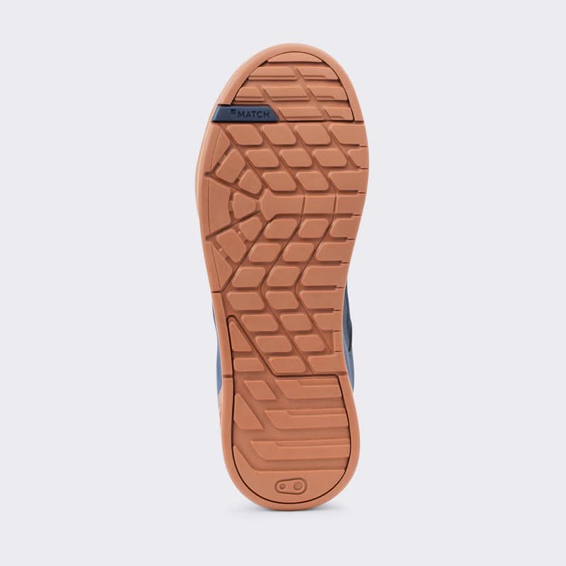 Crankbrothers Stamp Lace Navy/Silver Shoes - Gum Outsole