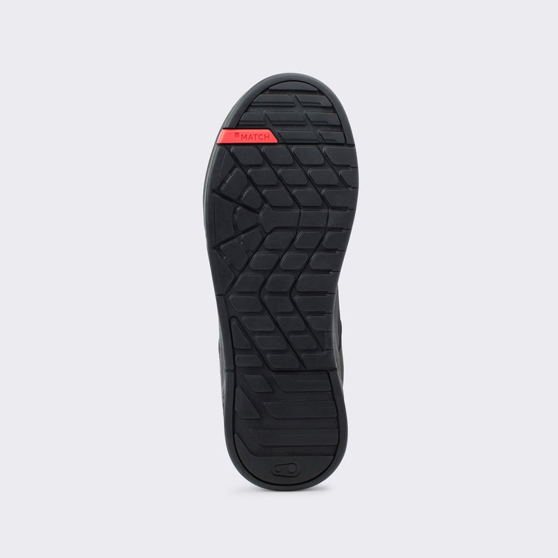 Crankbrothers Stamp Lace Black/Red Shoes - Black Outsole