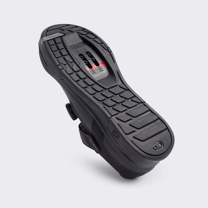 Crankbrothers Mallet Boa Black/Gold Shoes - Black Outsole