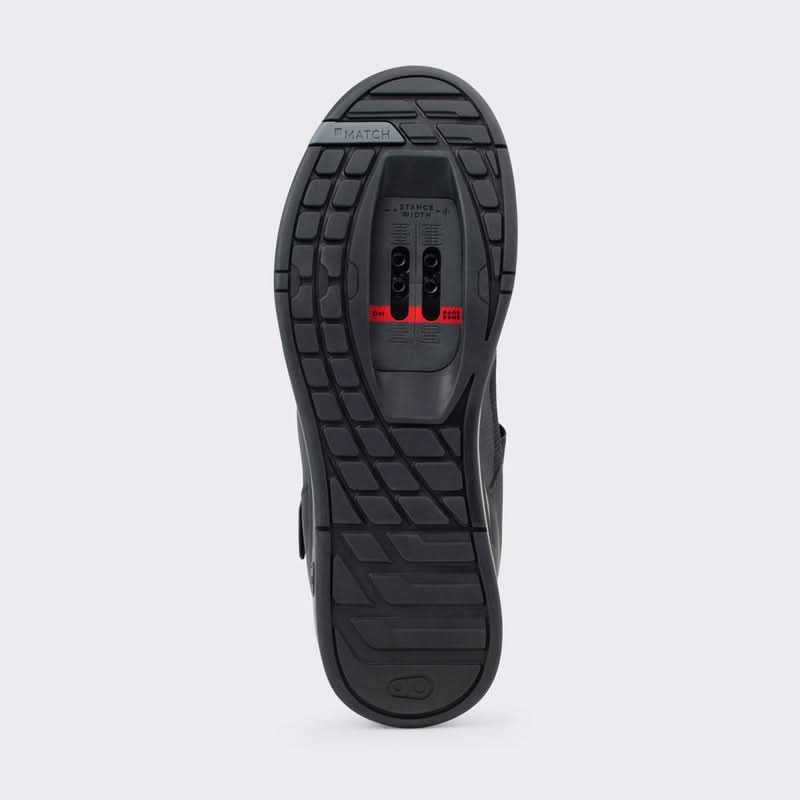 Crankbrothers Mallet Boa Black/Gold Shoes - Black Outsole