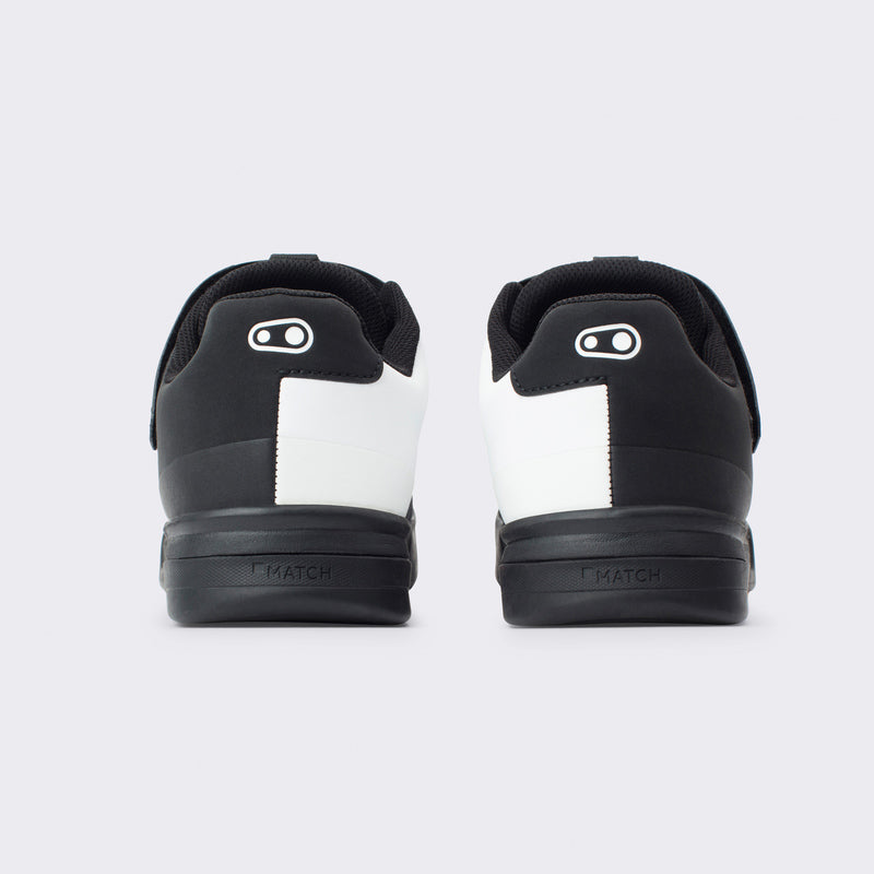 Crankbrothers Mallet Speedlace Black/White Shoes - Black Outsole