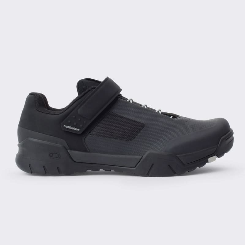 Crankbrothers Mallet E Speedlace Black/Silver - Black Outsole shoes
