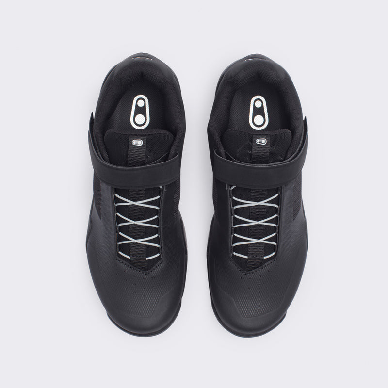 Crankbrothers Mallet E Speedlace Black/Silver - Black Outsole shoes