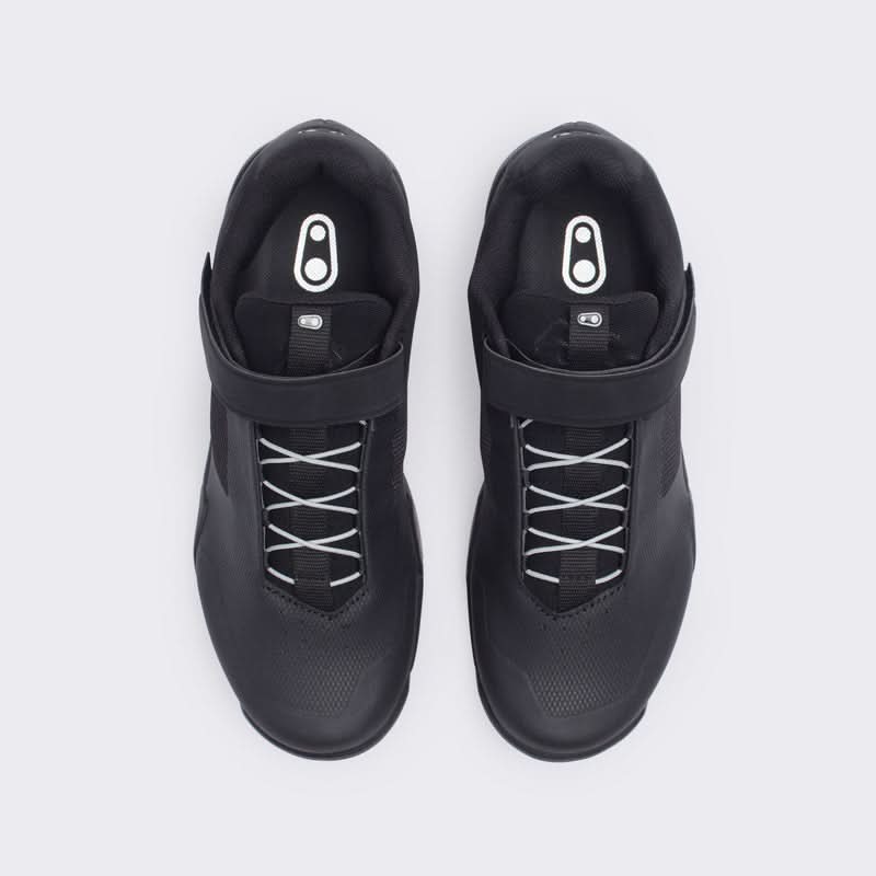 Crankbrothers Mallet E Speedlace Black/Silver - Black Outsole shoes