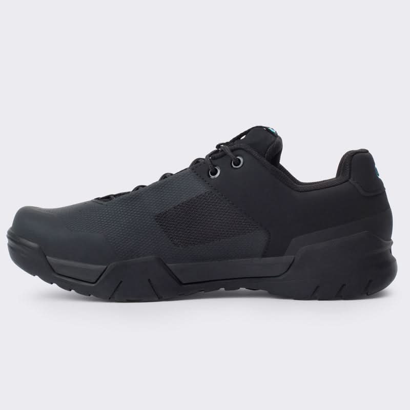 Crankbrothers Mallet E Lace Black/Blue shoes - Black Outsole